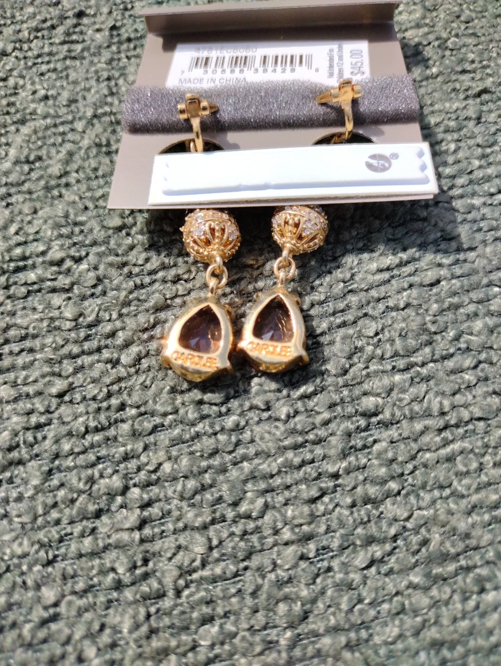 NWT Carolee Dangle Earrings - Picture 4 of 4